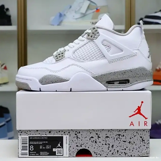 OREO' RETRO 4 'WHITE JORDAN AIR Kimikick 0430